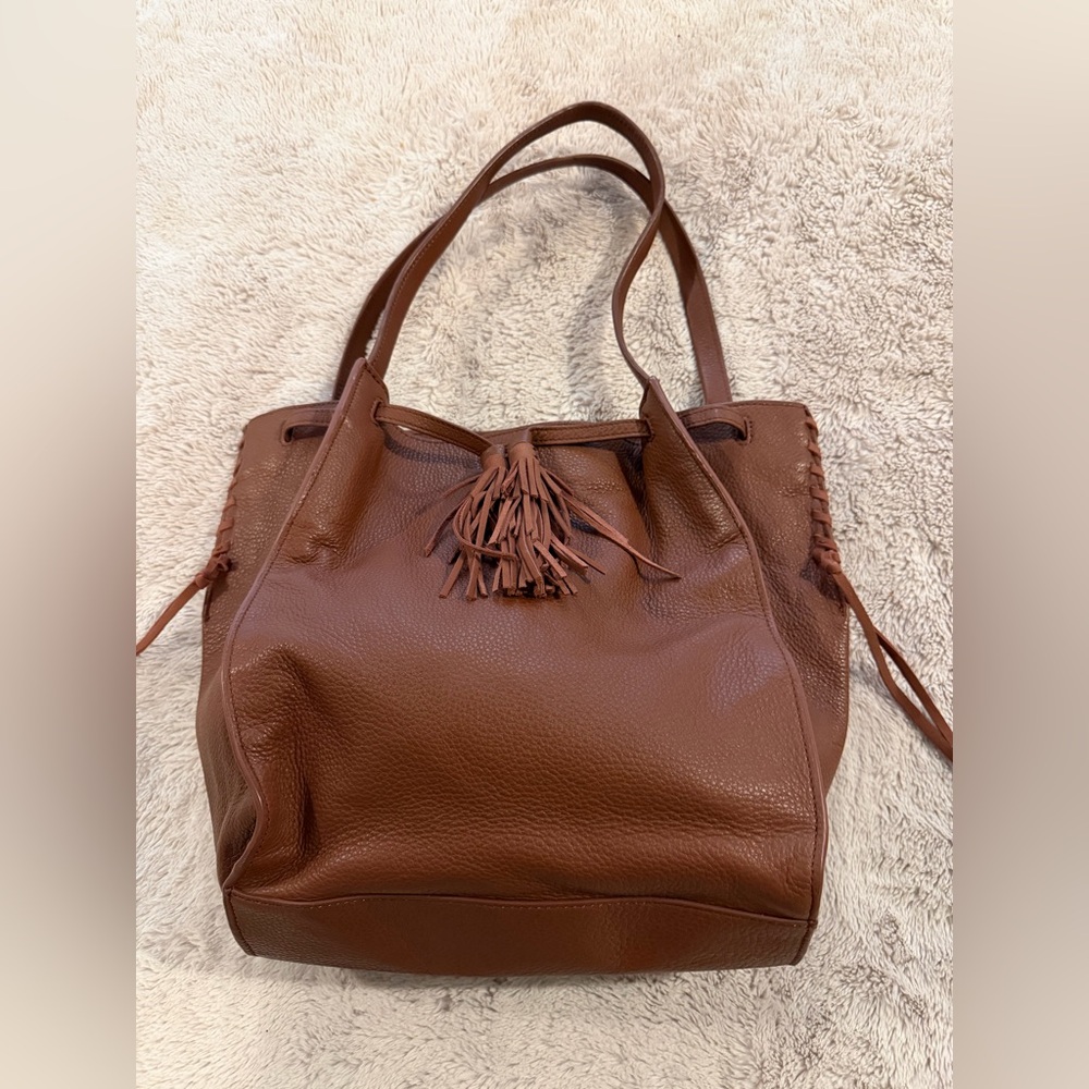 Lucky Brand Brown Leather Shoulder Bag